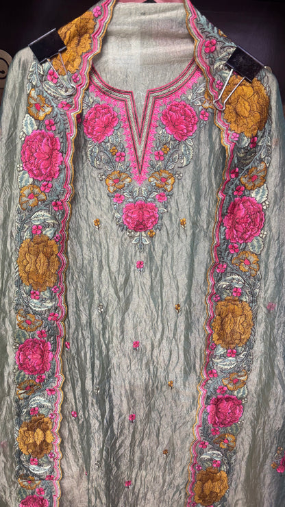 Astha (Crush Tissue Unstitch Suit)