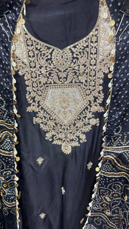 Ishima (Gajji Silk Unstitch Suit)