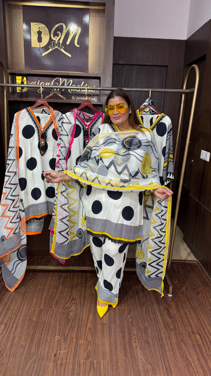 Tvesha (Masleen Cotton Suit)