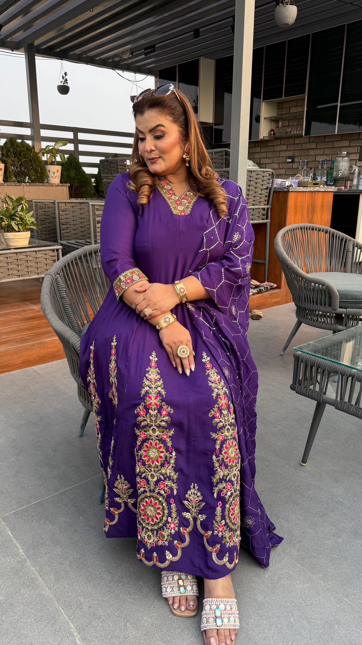 Liorah (Cotton Anarkali)