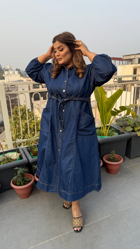 Zynesha (Denim Dress)