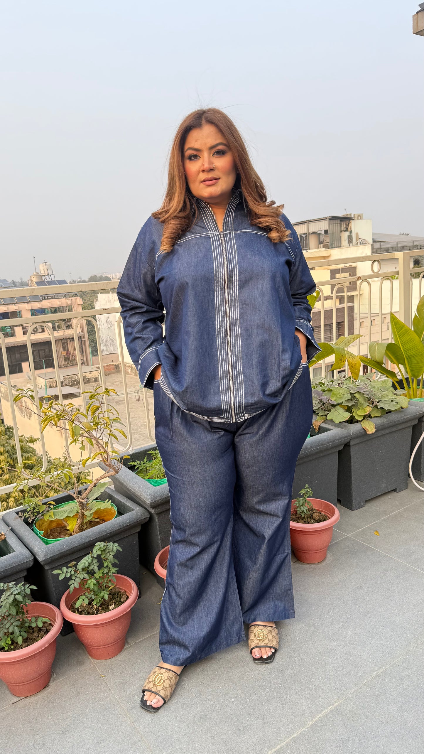 Liorva (Denim Cordset)