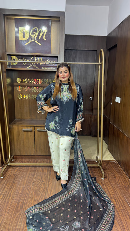 Ahana (Pure Crepe Suit)