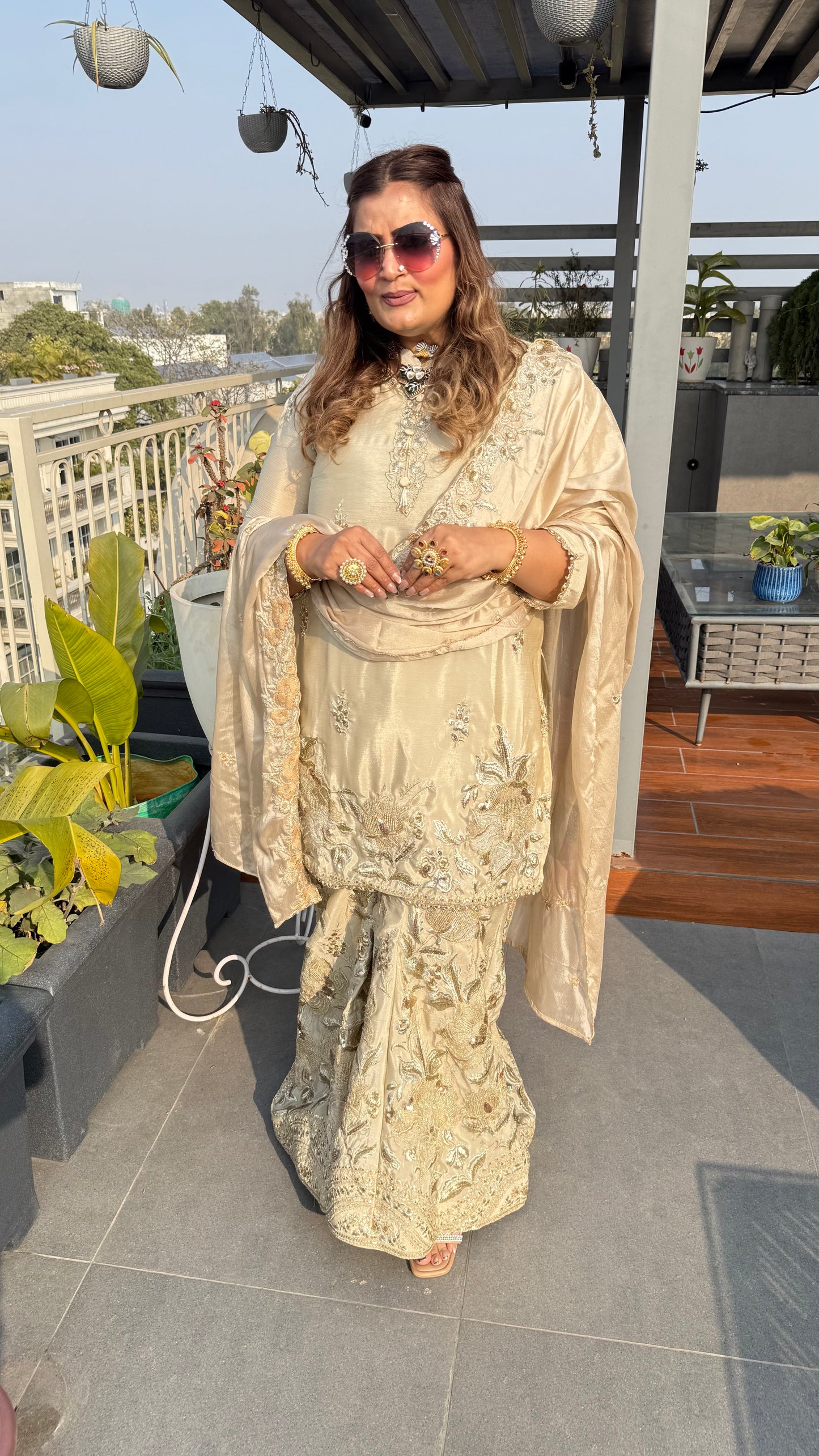 Afsirah (Sharara Suit)
