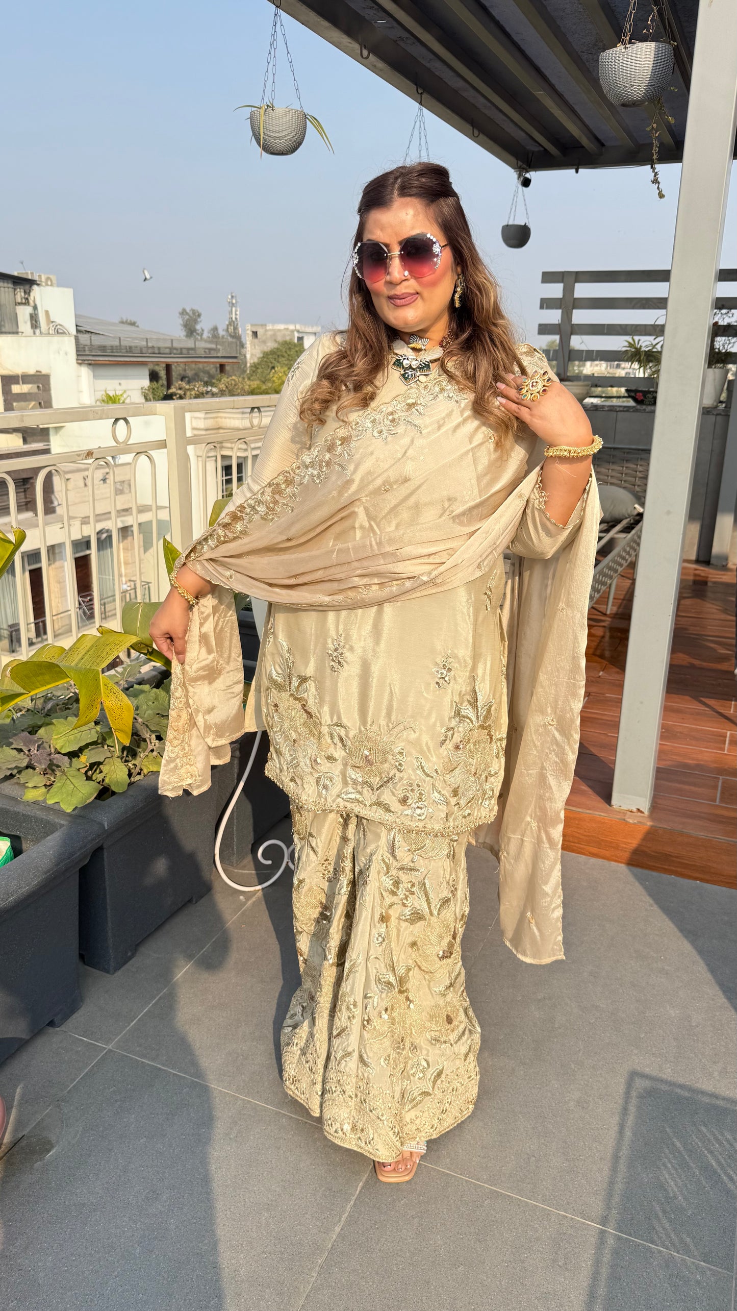 Afsirah (Sharara Suit)