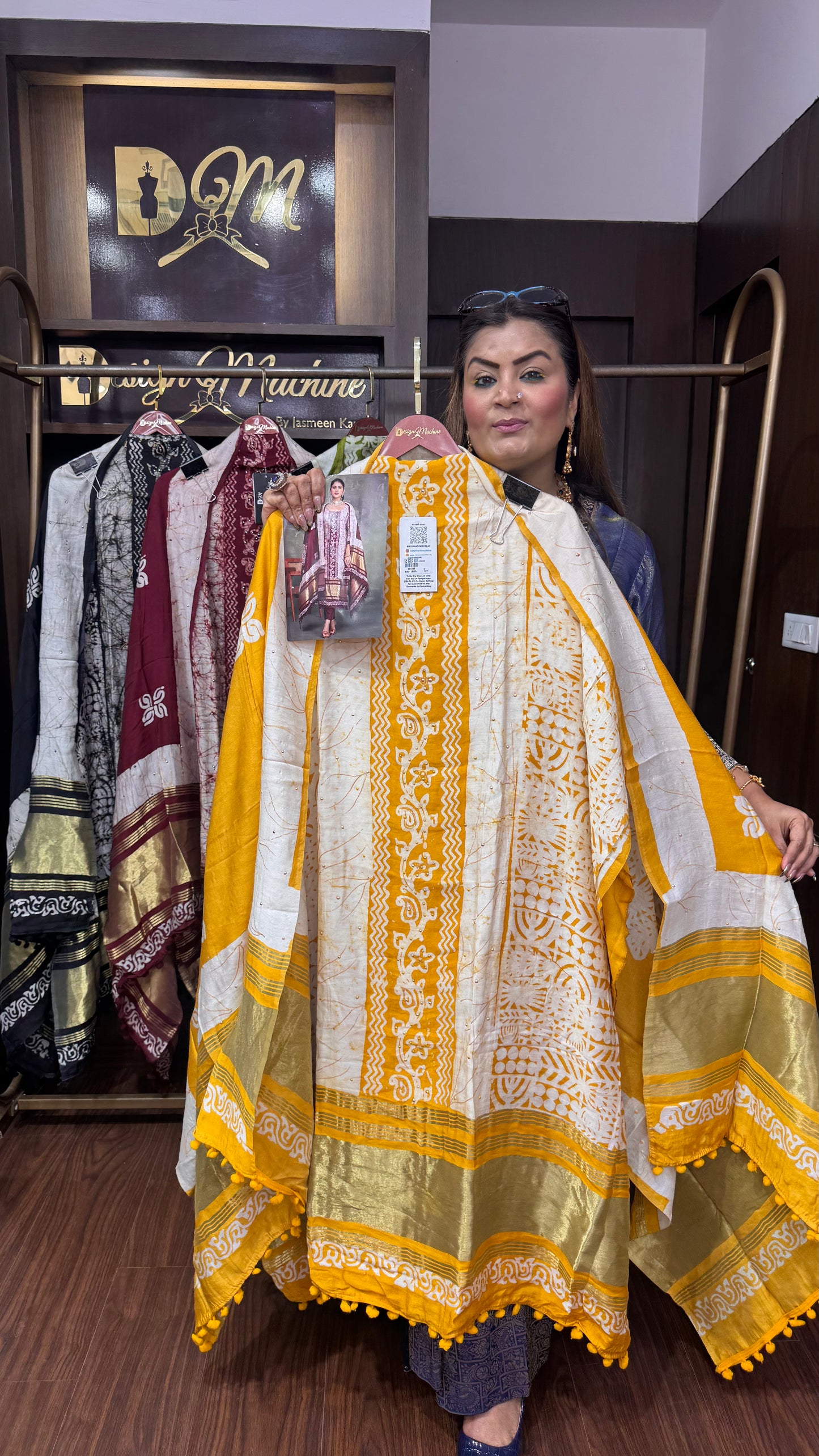 Zeba (Cotton Unstitch Suit)