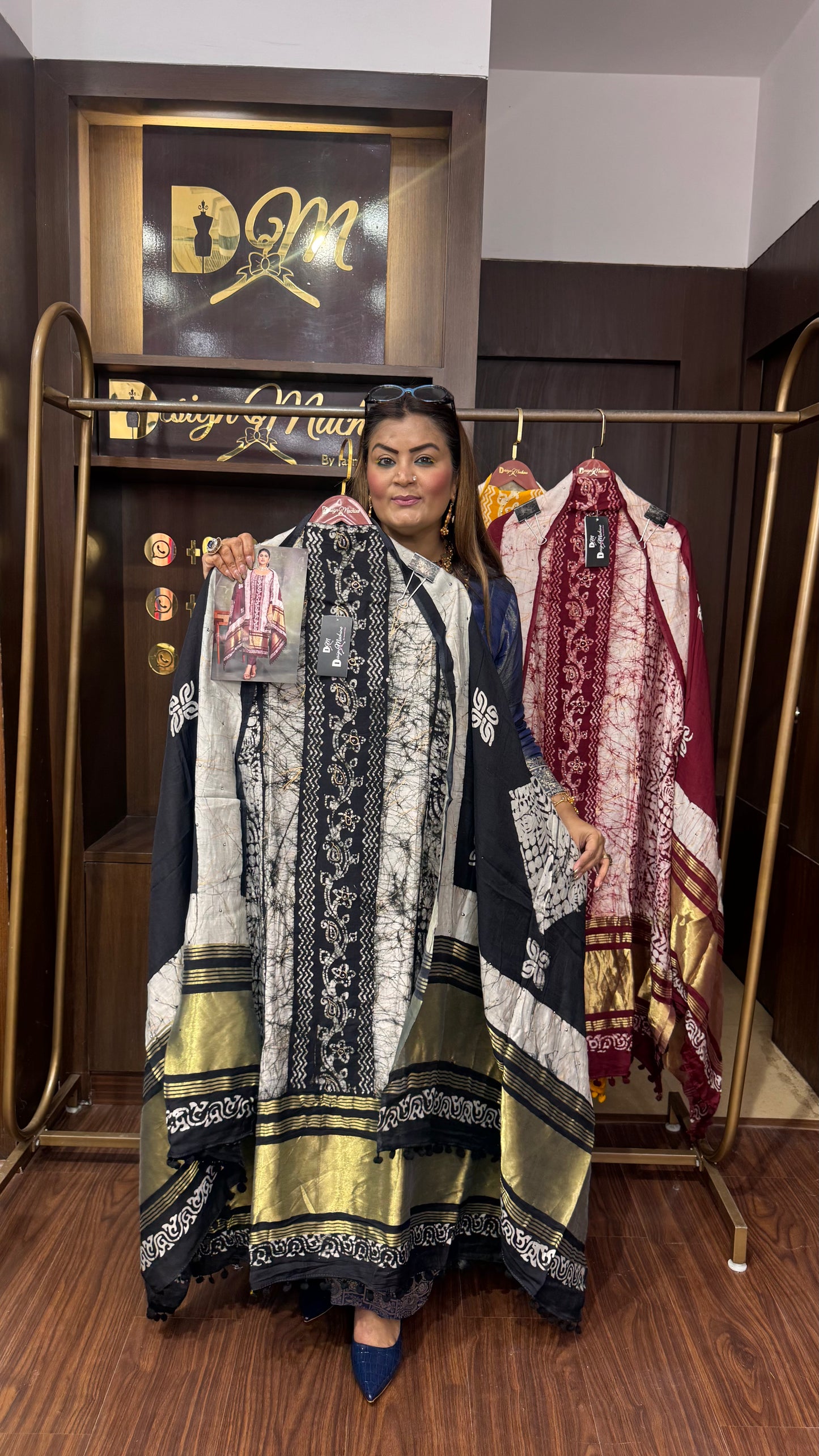 Zeba (Cotton Unstitch Suit)