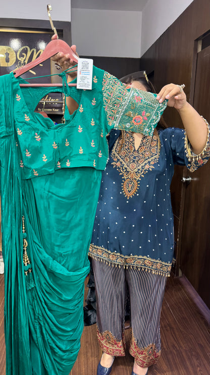 Ritika (Pure Crepe Saree)
