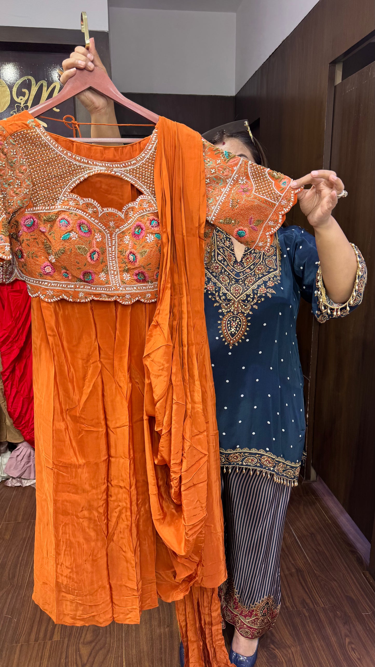 Ritika (Pure Crepe Saree)