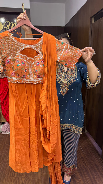 Ritika (Pure Crepe Saree)