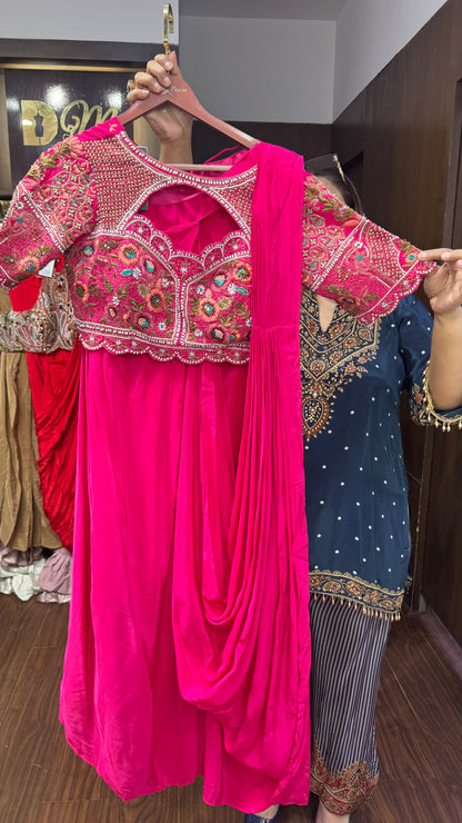 Ritika (Pure Crepe Saree)