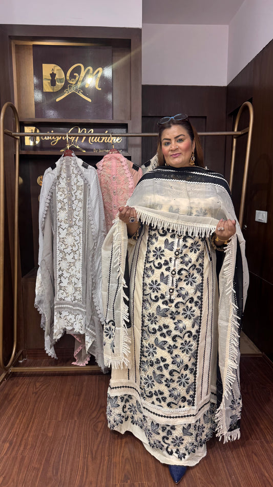 Zara (Cotton Unstitch Suit)