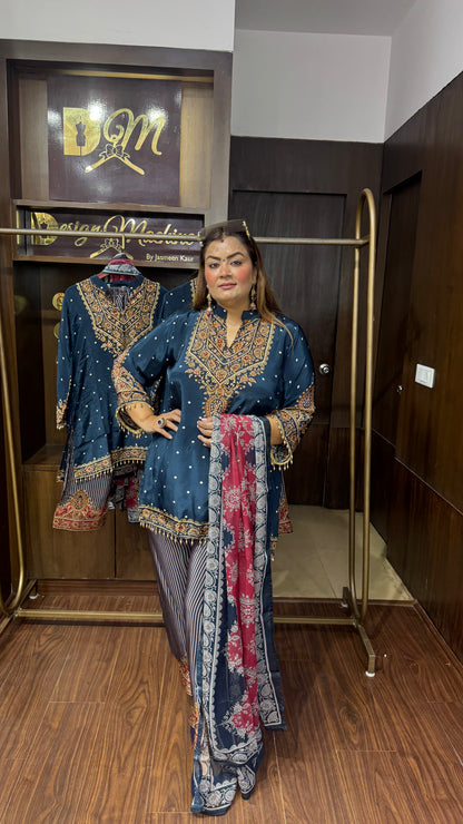 Suhanika (Pure Crepe Suit)