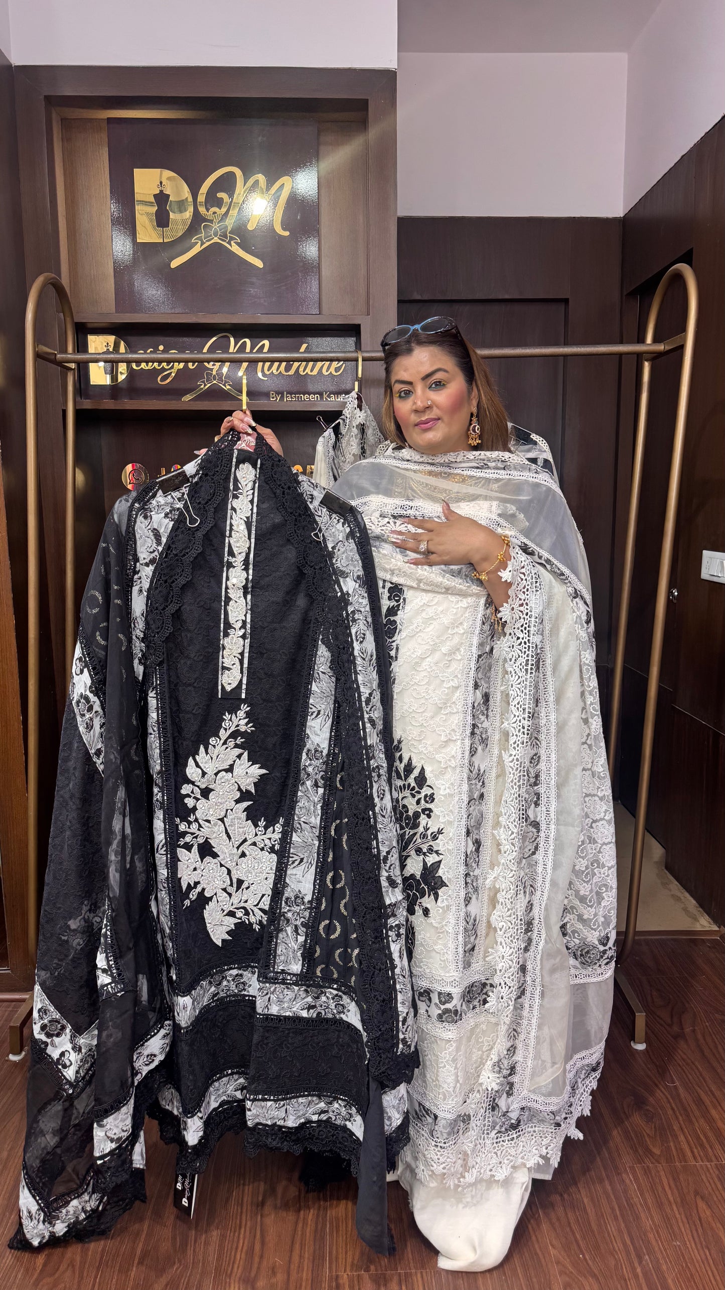 Reva (Cotton Unstitch Suit)