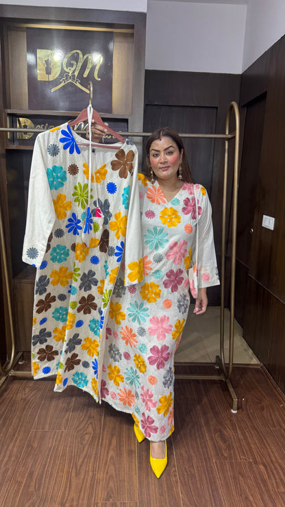 Gulnaaz Cotton Phiran with Potli