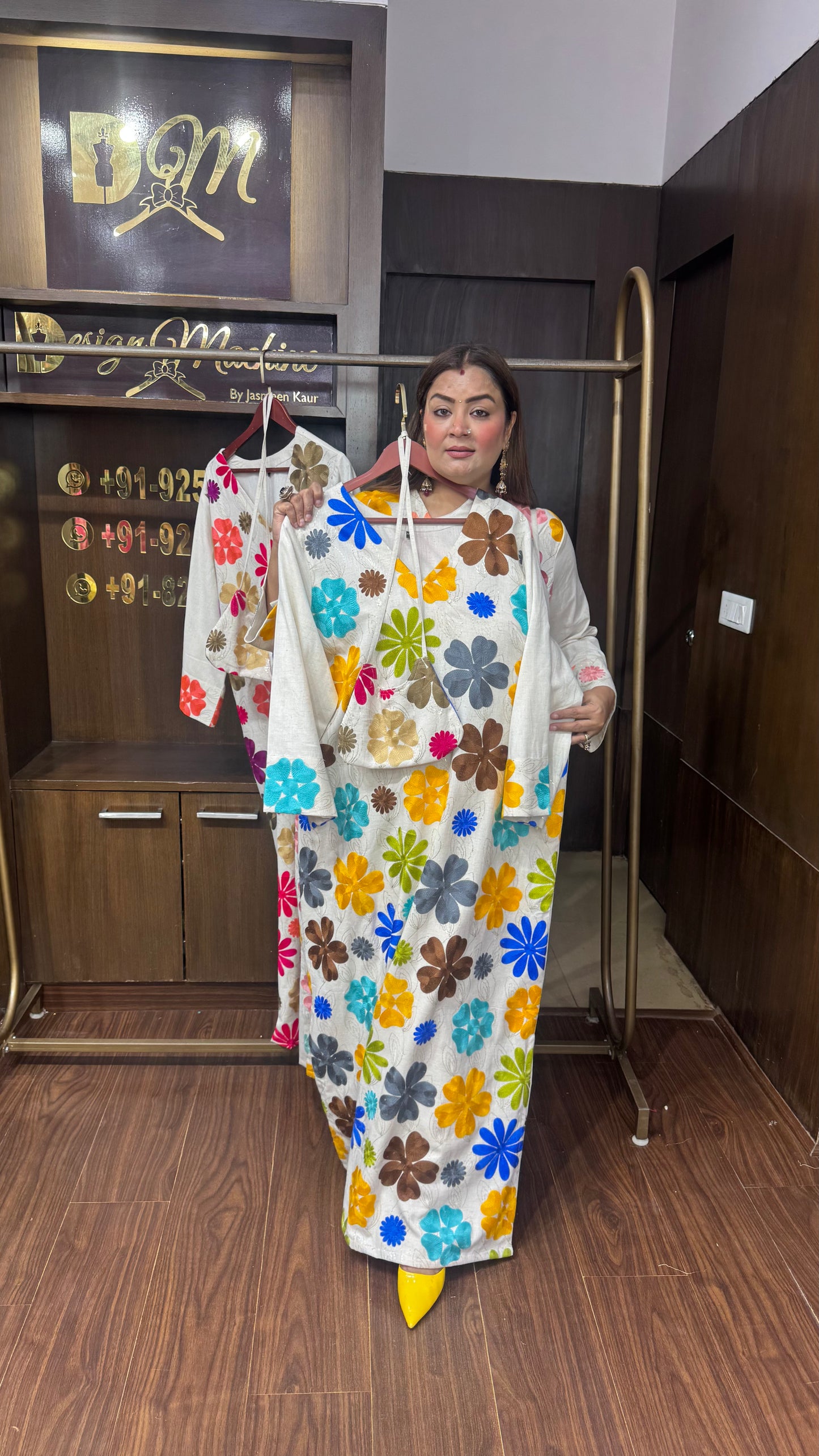 Gulnaaz Cotton Phiran with Potli