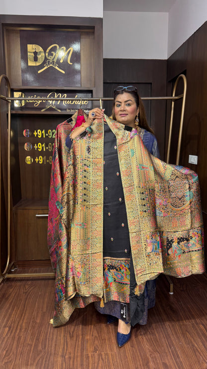 Zareen (Gajji Silk Unstitch Suit)