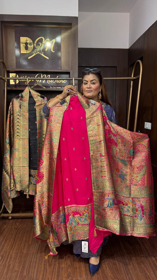 Zareen (Gajji Silk Unstitch Suit)