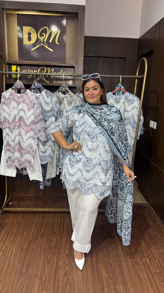 Lavina (Hakoba Chikan Fabric Suit)
