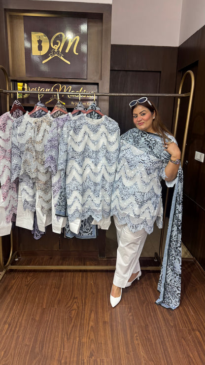 Lavina (Hakoba Chikan Fabric Suit)