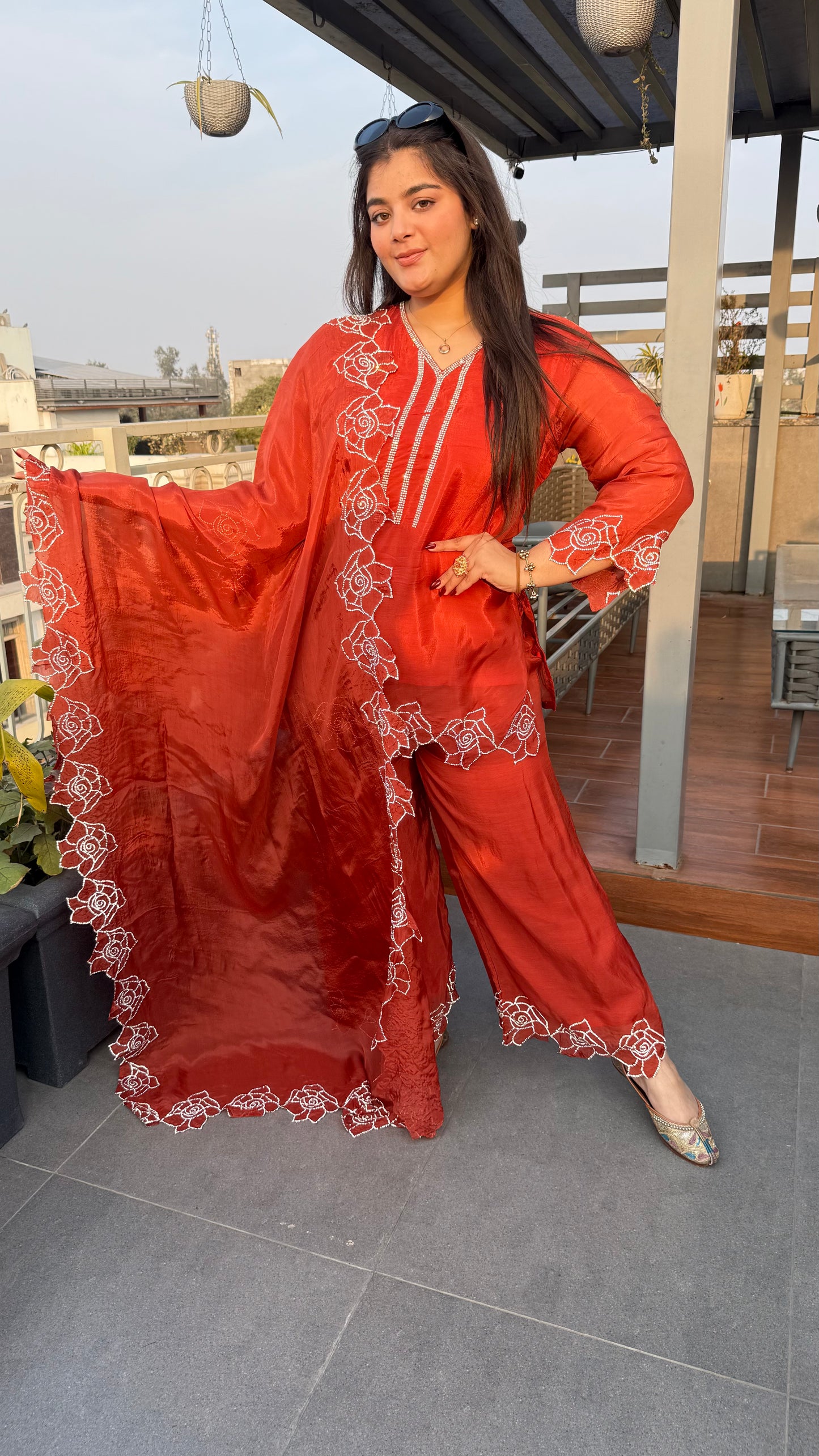 Elzara (Stitched Sharara Suit)
