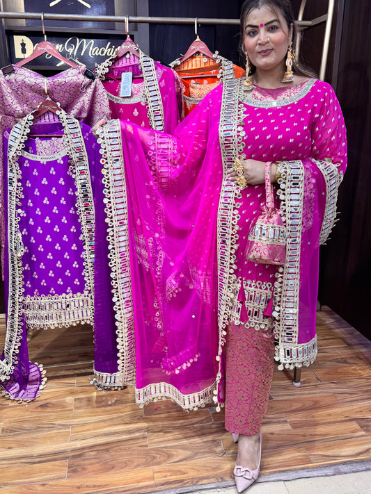 Majestic Brocade Suit