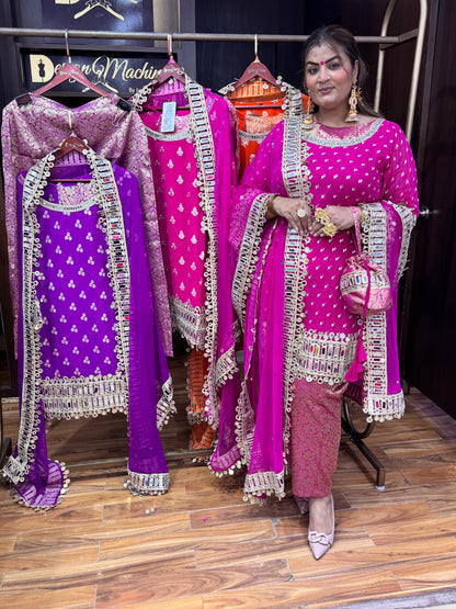 Majestic Brocade Suit