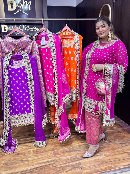 Majestic Brocade Suit