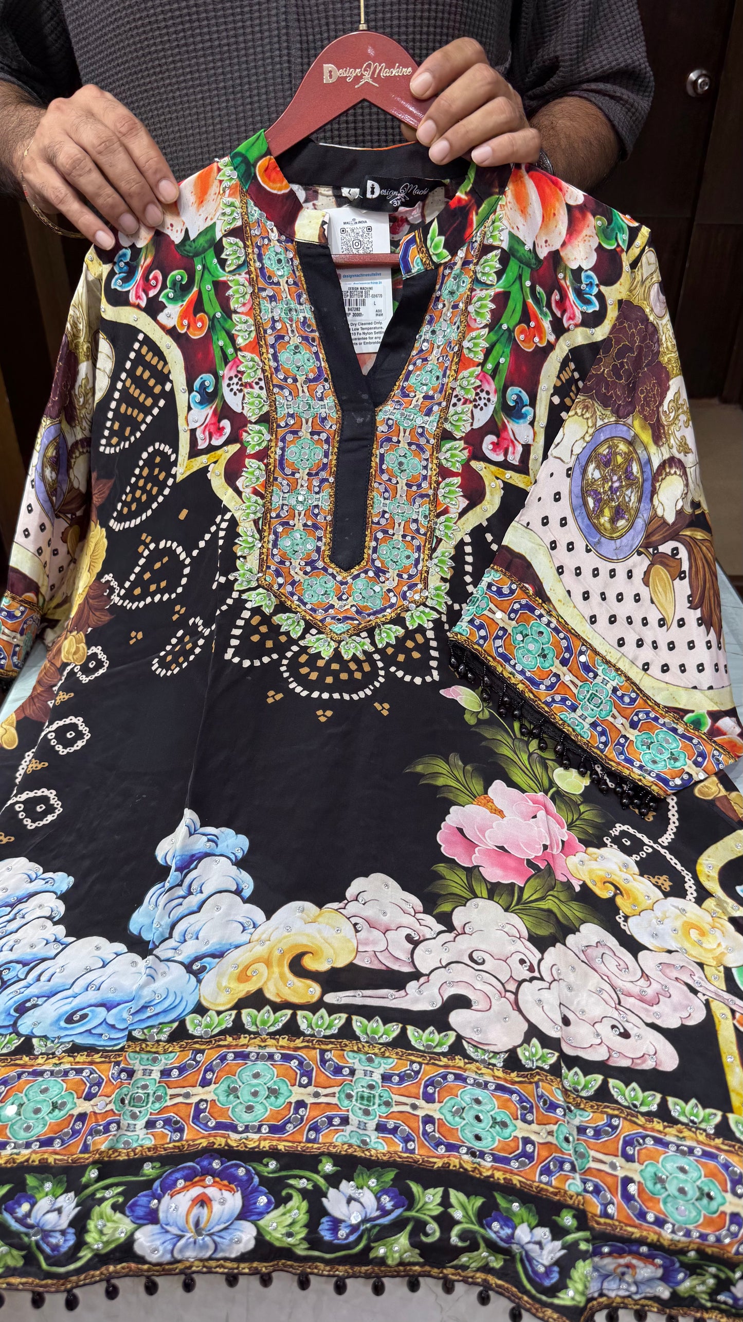 Ishika (Pure Crepe Cordset)