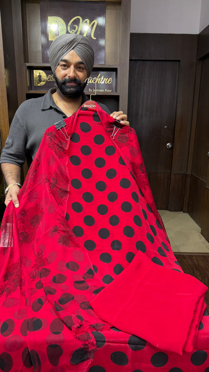 Ruhana Malmal Cotton Suit