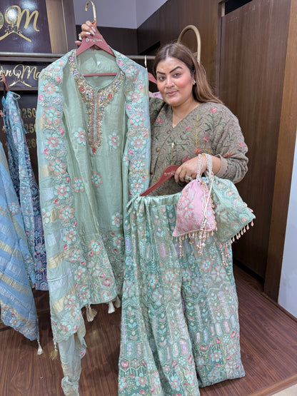 Nazakat (Semi-Stitch) Suit