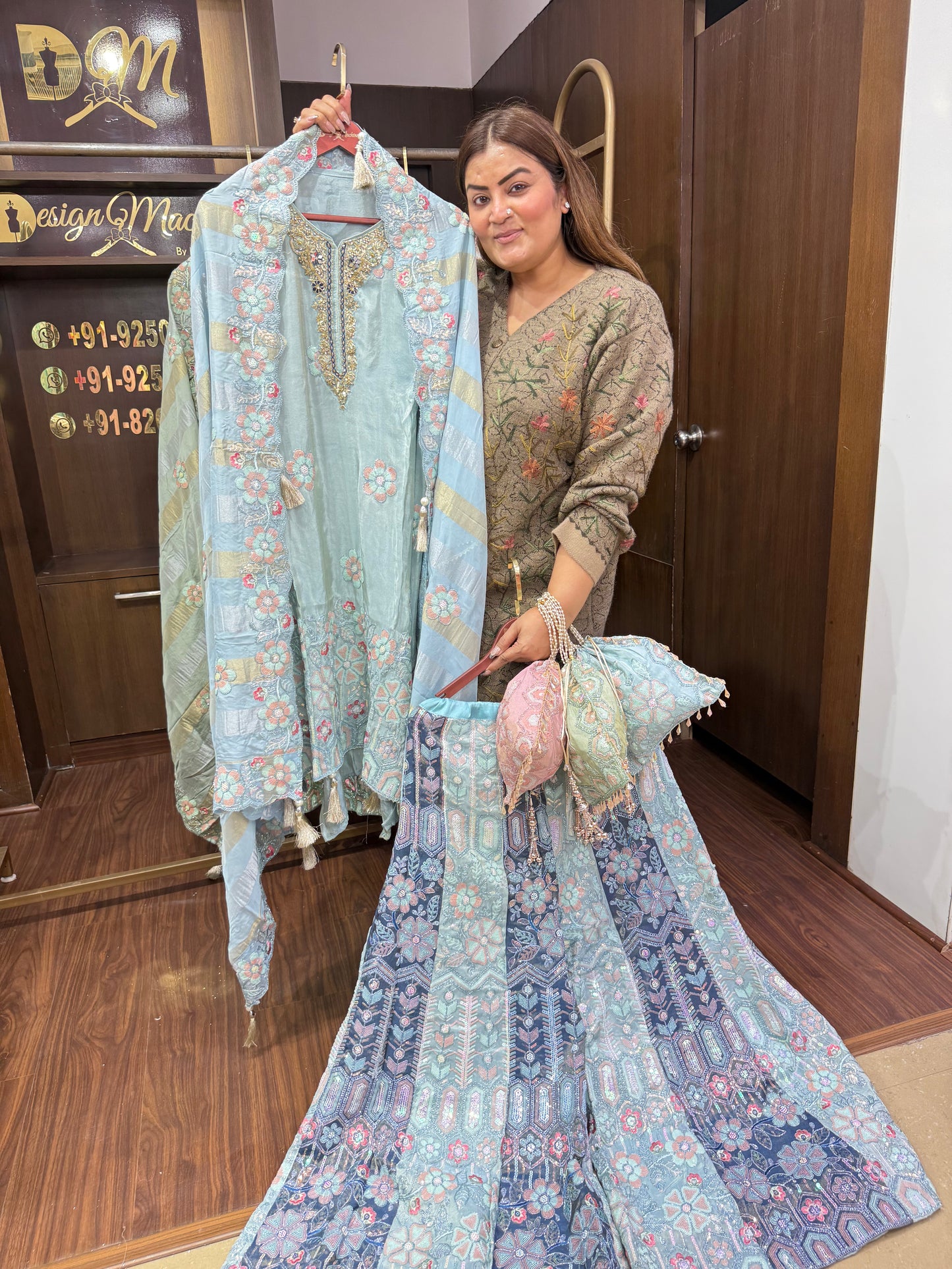 Nazakat (Semi-Stitch) Suit