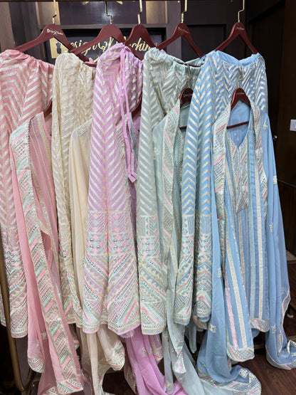 Luxury (Semi-Stitched) Suit