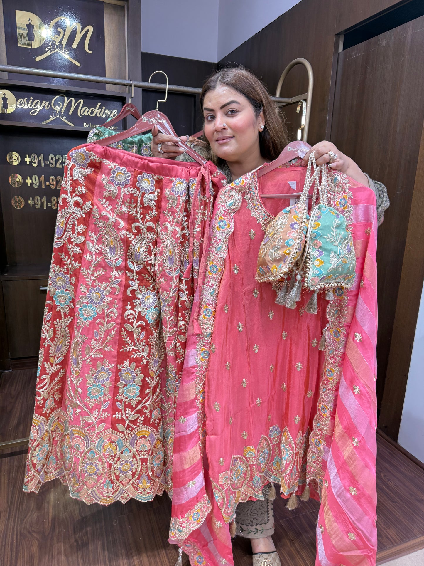 Elegant Ethnic (Semi-Stitch) Suit