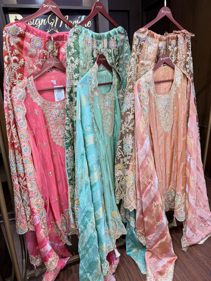 Elegant Ethnic (Semi-Stitch) Suit