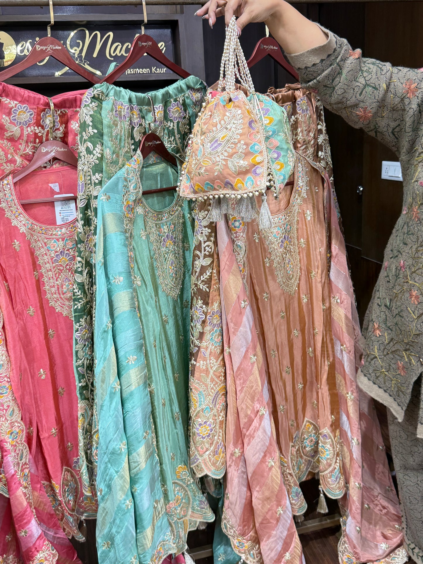 Elegant Ethnic (Semi-Stitch) Suit