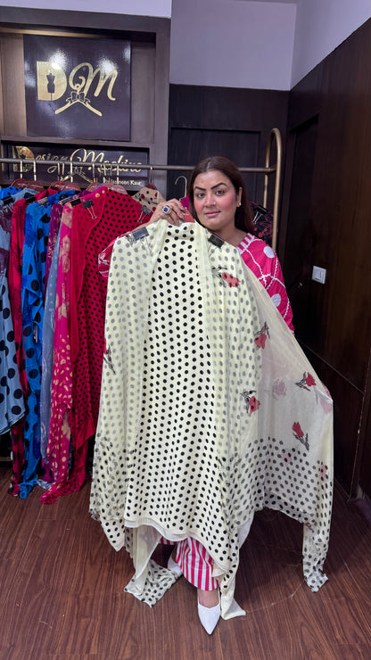 Ruhana Malmal Cotton Suit