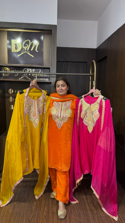 Anisha (Cotton Silk Suit)