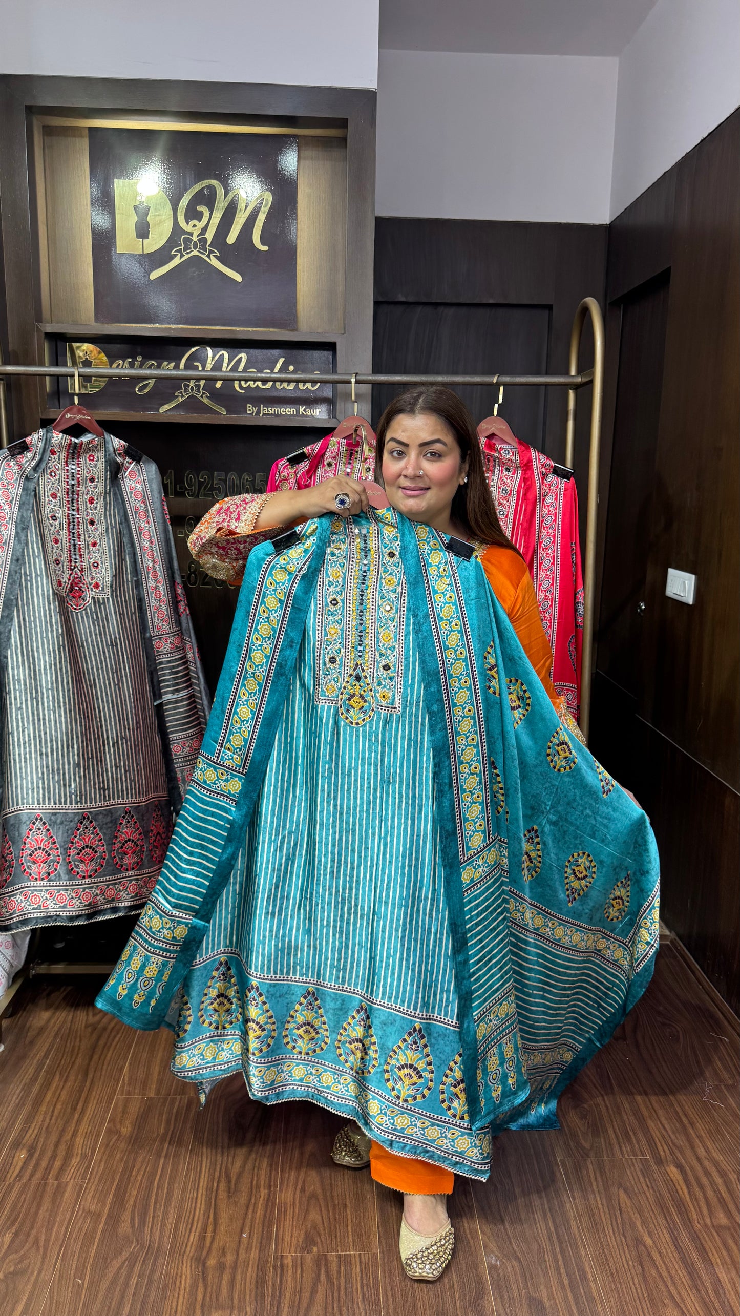 Anisha (Gajji Silk Unstitch Suit)