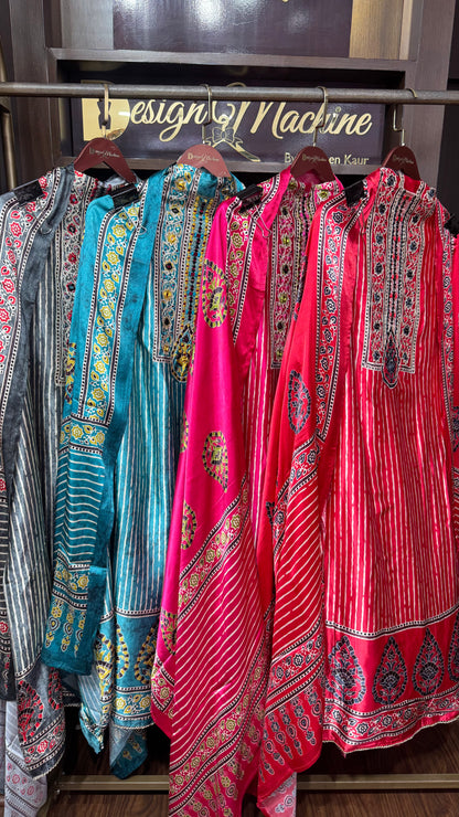 Anisha (Gajji Silk Unstitch Suit)
