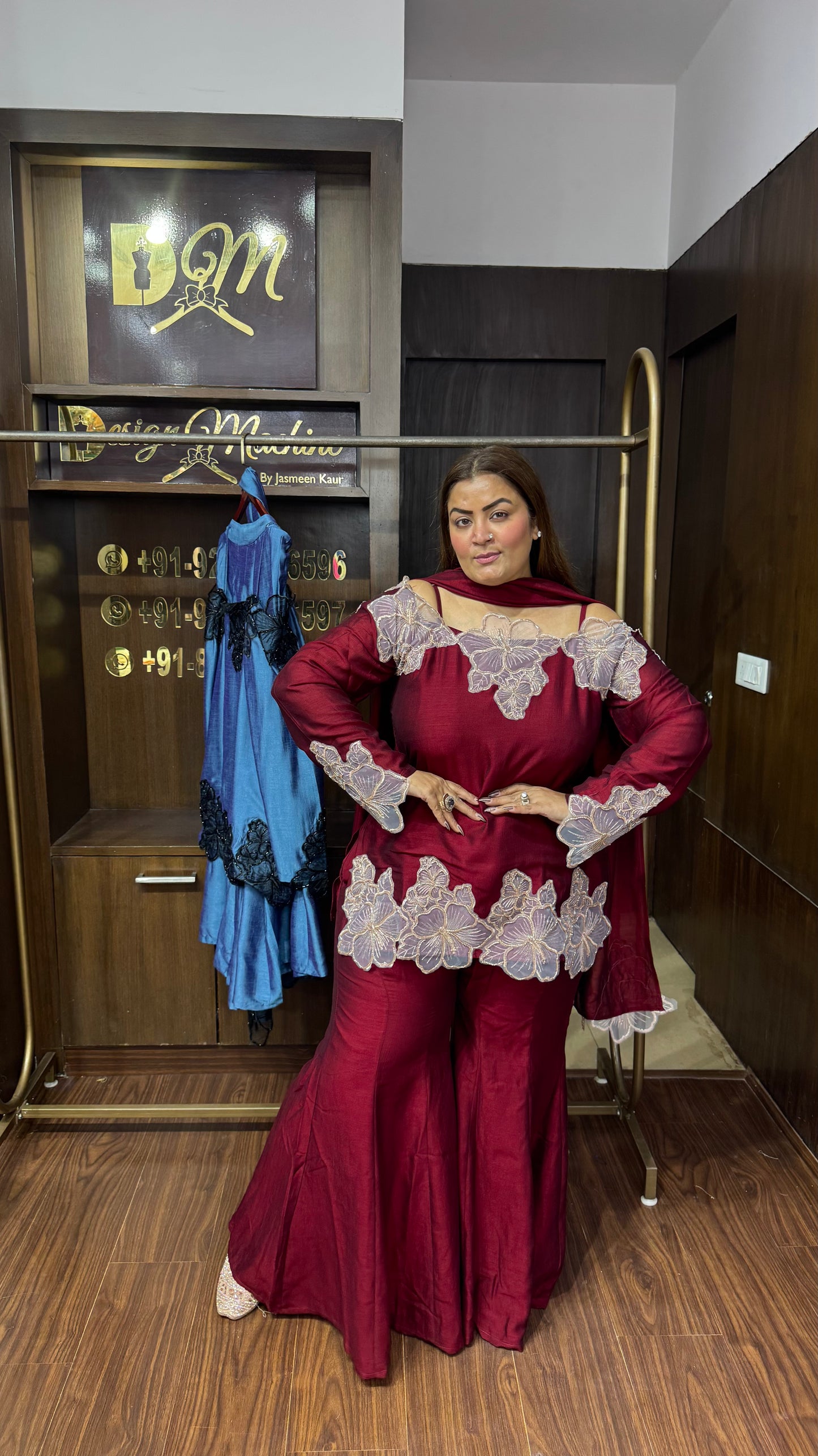 Cotton Silk Sharara Suit