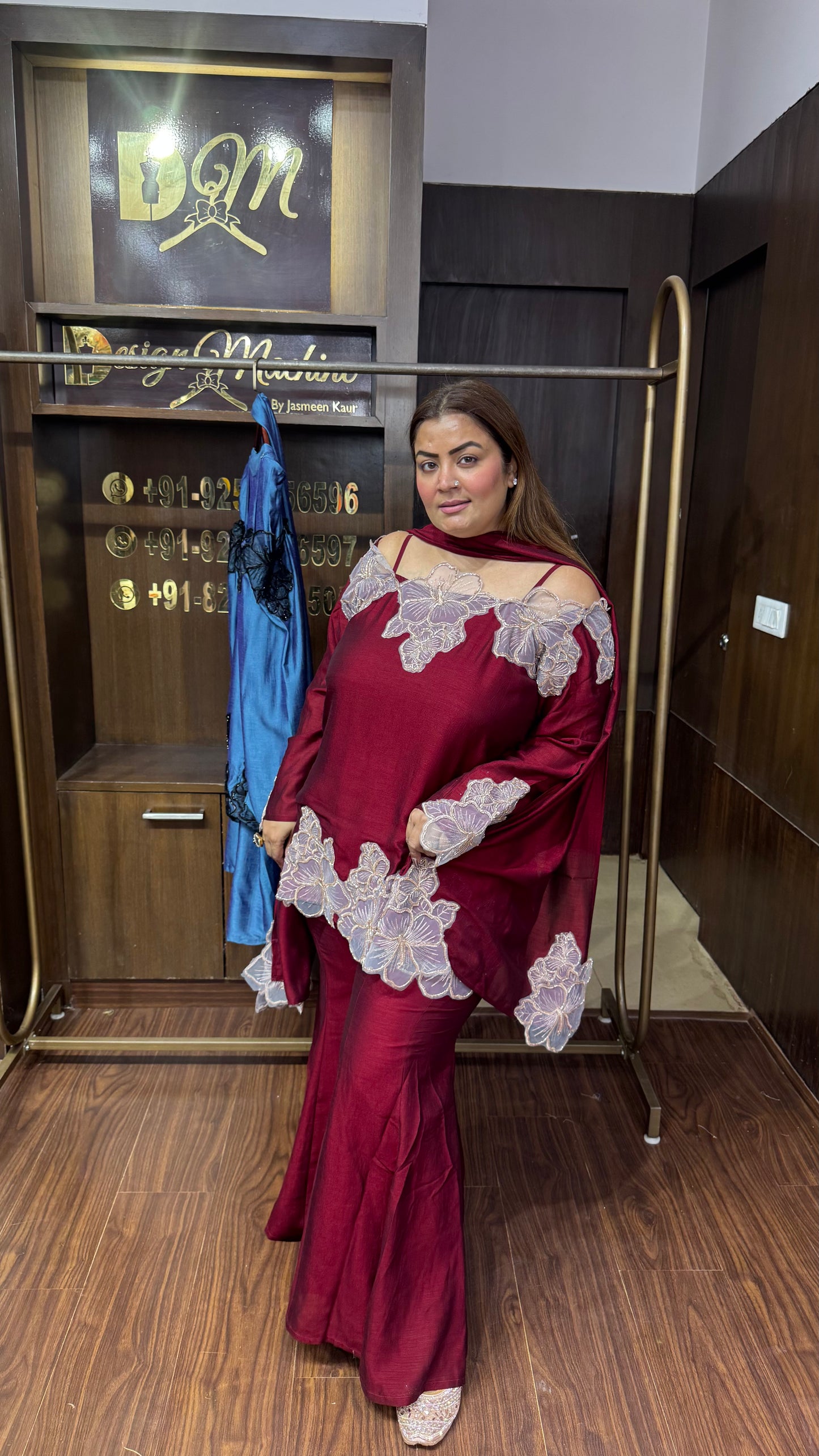 Cotton Silk Sharara Suit