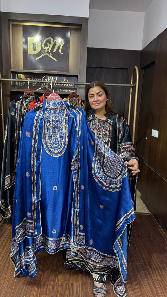 Ayesha (Gajji Silk Unstitch Suit)