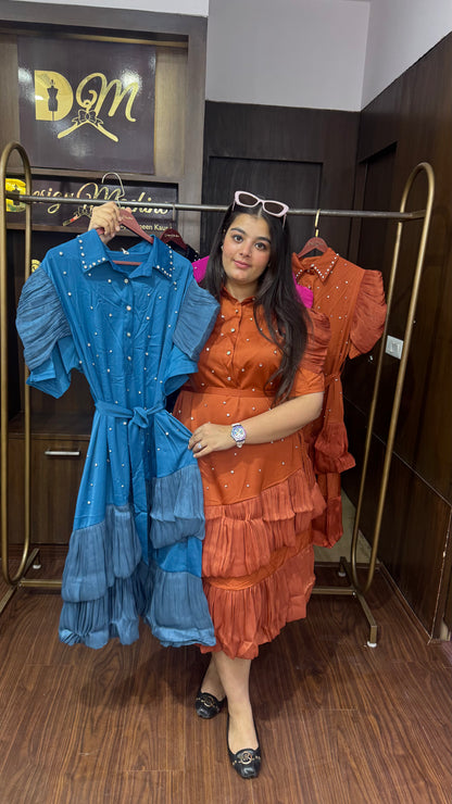 Imported Fabric Birthday Dress