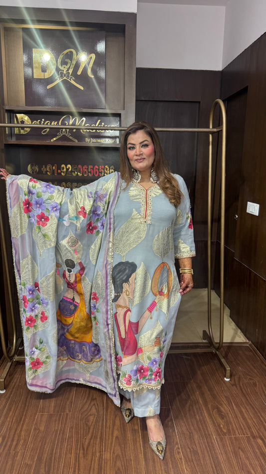 Elvanya Georgette Suit
