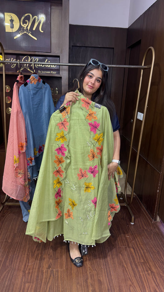 Ridhira (Malmal Cotton Unstitch Suit)