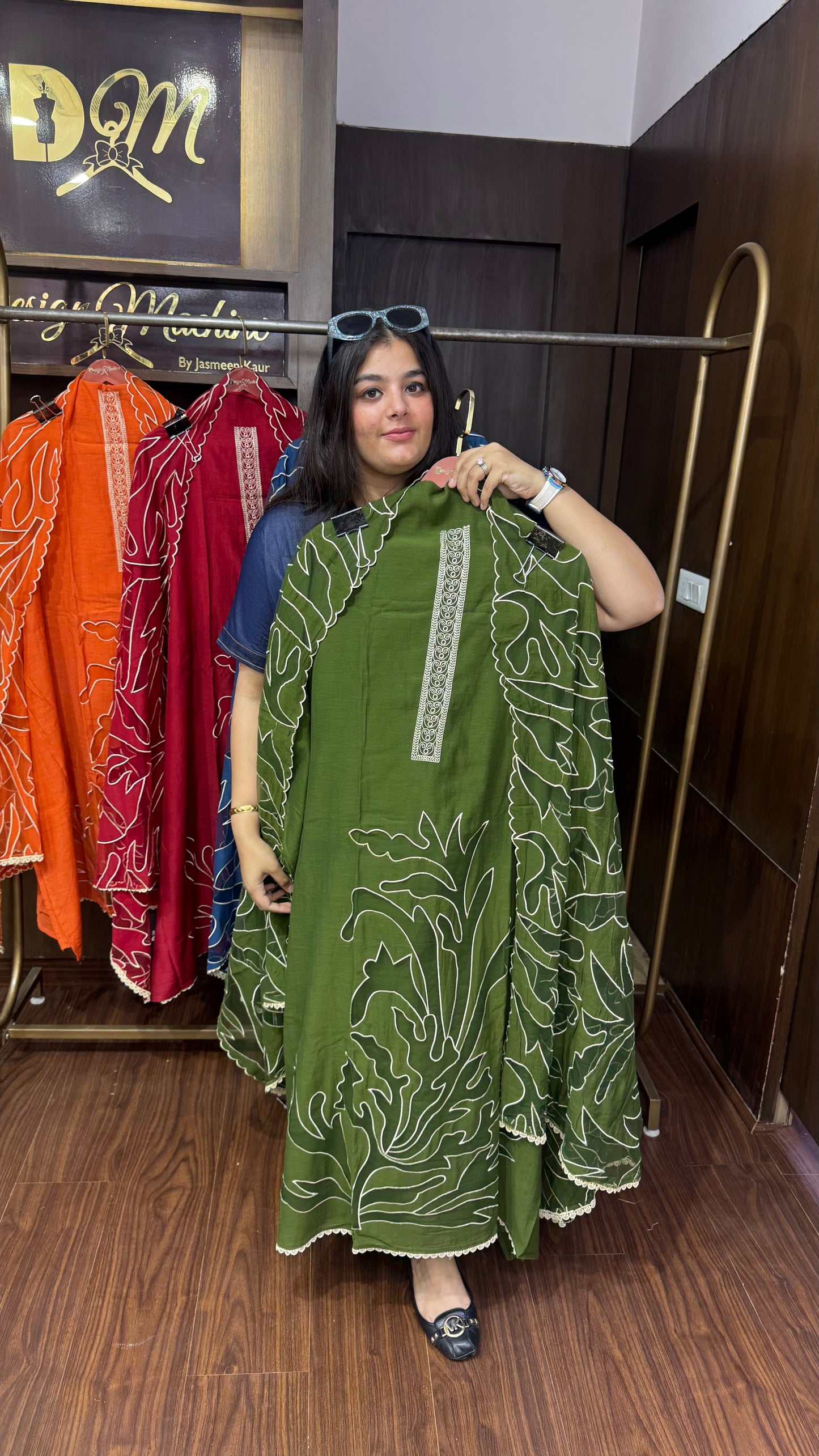 Aarvika (Cotton Unstitch Suit)