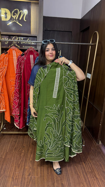 Aarvika (Cotton Unstitch Suit)