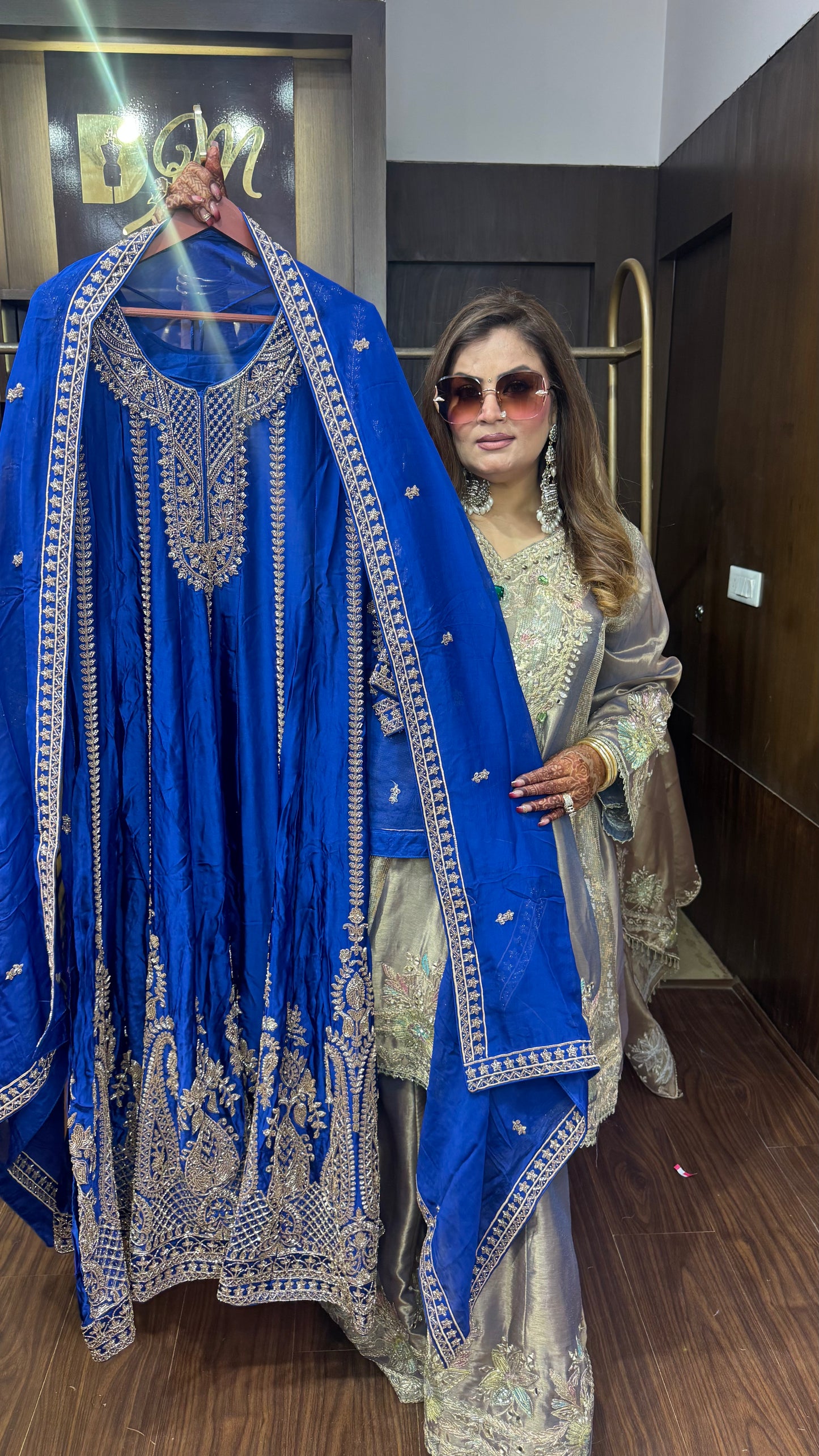 Zivanya Pure Chunon Anarkali Suit