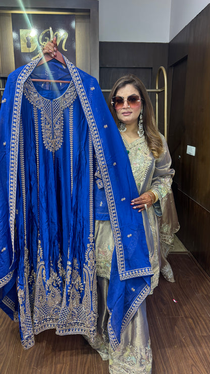 Zivanya Pure Chunon Anarkali Suit